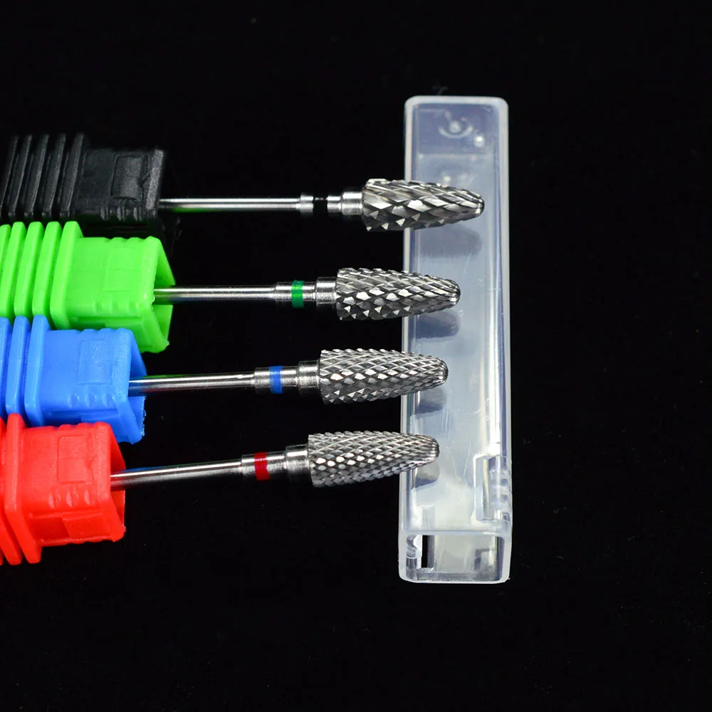 

Tungsten Carbide Bullet Burr Cutter Nail Drill Accessory for Milling Clean Electric Manicure Machine Bit Salon Tool CHF0615