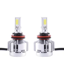 2 шт./компл. H8 H9 H11 72 Вт 6600Lm 6500 К COB Фар Автомобиля Conversion Kit Противотуманные 360 Градусов Передняя Лампа DRL Super White