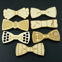 Костюм жениха, Декор, галстук-бабочка, плед/принт/Геометрические шикарные подарки, деревянный галстук-бабочка, галстуки для мужчин и женщин, вечерние бабочки, галстук-бабочка