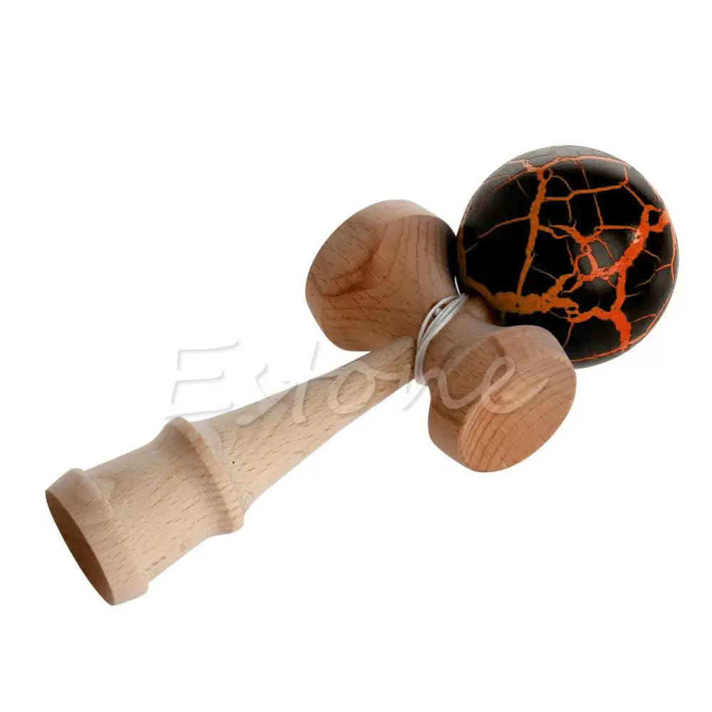 Twb 16 цветов Новая высококачественная безопасная игрушка бук Kendama Лучшие Детские деревянные игрушки игрушка мяч - Цвет: Светло-серый