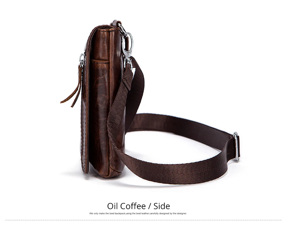 Натуральная кожа Danjue сумочка на ремне поясная пакеты для Для мужчин Малый Fanny Pack мешочки для телефона путешествия мужской талии Для мужчин