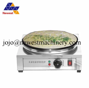 

Electric Type Crepe Maker French Crepes Pancake Machine Bread Maker with English Manual
