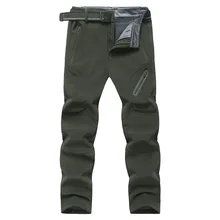 Зимние флисовые мужские брюки, тактические брюки Hombre, теплые штаны, военные мягкие непромокаемые брюки в виде ракушки, большие размеры 7XL 8XL 9XL