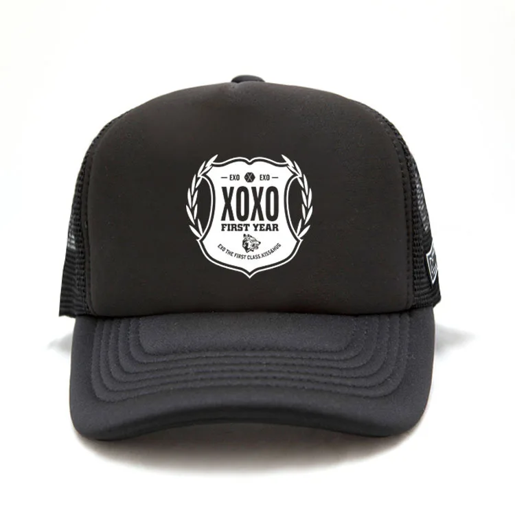 exo kpop различные стили унисекс плоский козырек/шляпа exo k-pop корейский Vogue snapbacks регулируемые кепки козырьки tide Chapeu