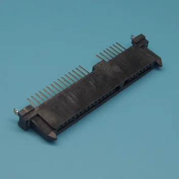 

10pcs/lot SATA interface female socket 7+15P SATA Connector 180 degree Single Row Pin