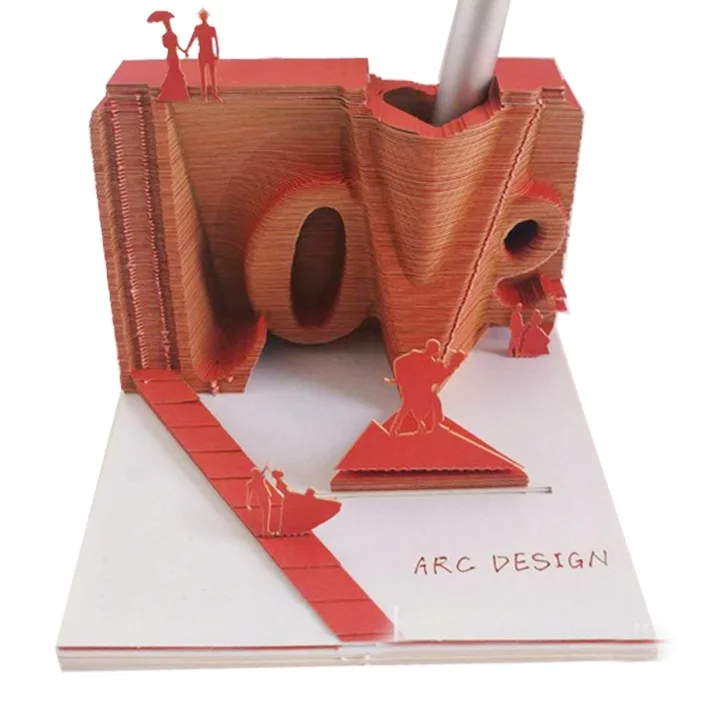 DIY альбом блок 3D заметки удобство наклейки бумаги - Цвет: BQZ20