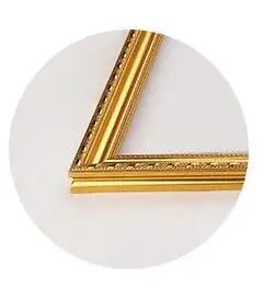 gold DIY рамка для рисования по номерам Внешняя рамка 40x50 см комбинированная уникальная Подарочная настенная художественная картина художественная живопись рамка домашний декор - Цвет: gold