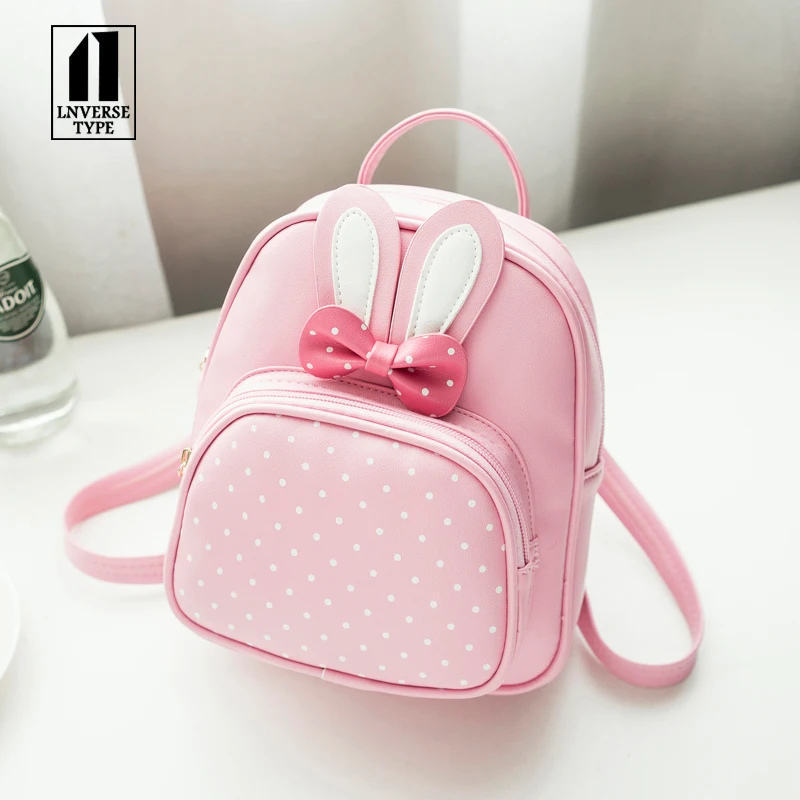 

Children's backpack Cute girl cartoon Bow rabbit backpack bag for girls Cartoon teenage girl pattern little schoolbag backpacks