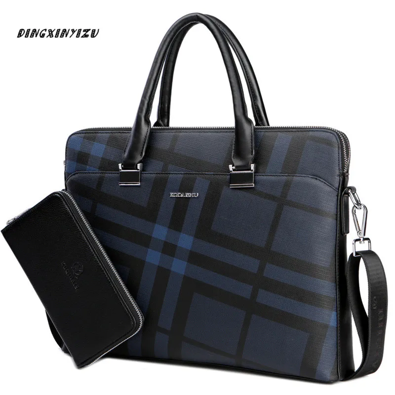 

2018 New Arrival Crossbody Briefcase Bags Laptop Briefcase Big Capacity Computer Messenger Attache Case Shoulder PU Portfolio