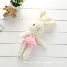 Новорожденный кролик кукла реквизит для фото, ребенок кроше Кролик новорожденный реквизит для фотосъемки кролик кукла милая игрушка