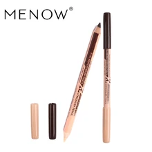 MENOW бренд 1 бровей и двуглавый консилер ручка долговечный водонепроницаемый легко носить натуральная подводка для глаз карандаш для макияжа 5314