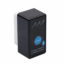 V1.5 MINI ELM327 Bluetooth Power Switch ELM 327 Version 1.5 OBD2 / OBDII for Android Torque Car Code Scanner FREE SHIPPING