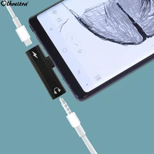 Olhveitra type-c до 3,5 мм разъем для наушников адаптер для samsung s10+ Xiaomi mi9 USB C адаптер аудио разъем разветвитель Tipo C зарядное устройство