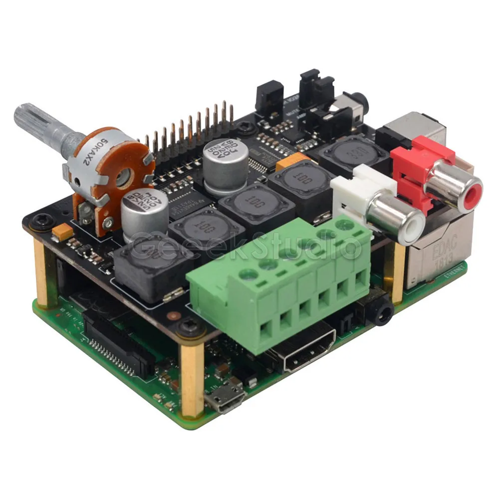 Новинка! X400 V3.0 DAC + AMP плата расширения с Full HD аудио/дополнительный металлический