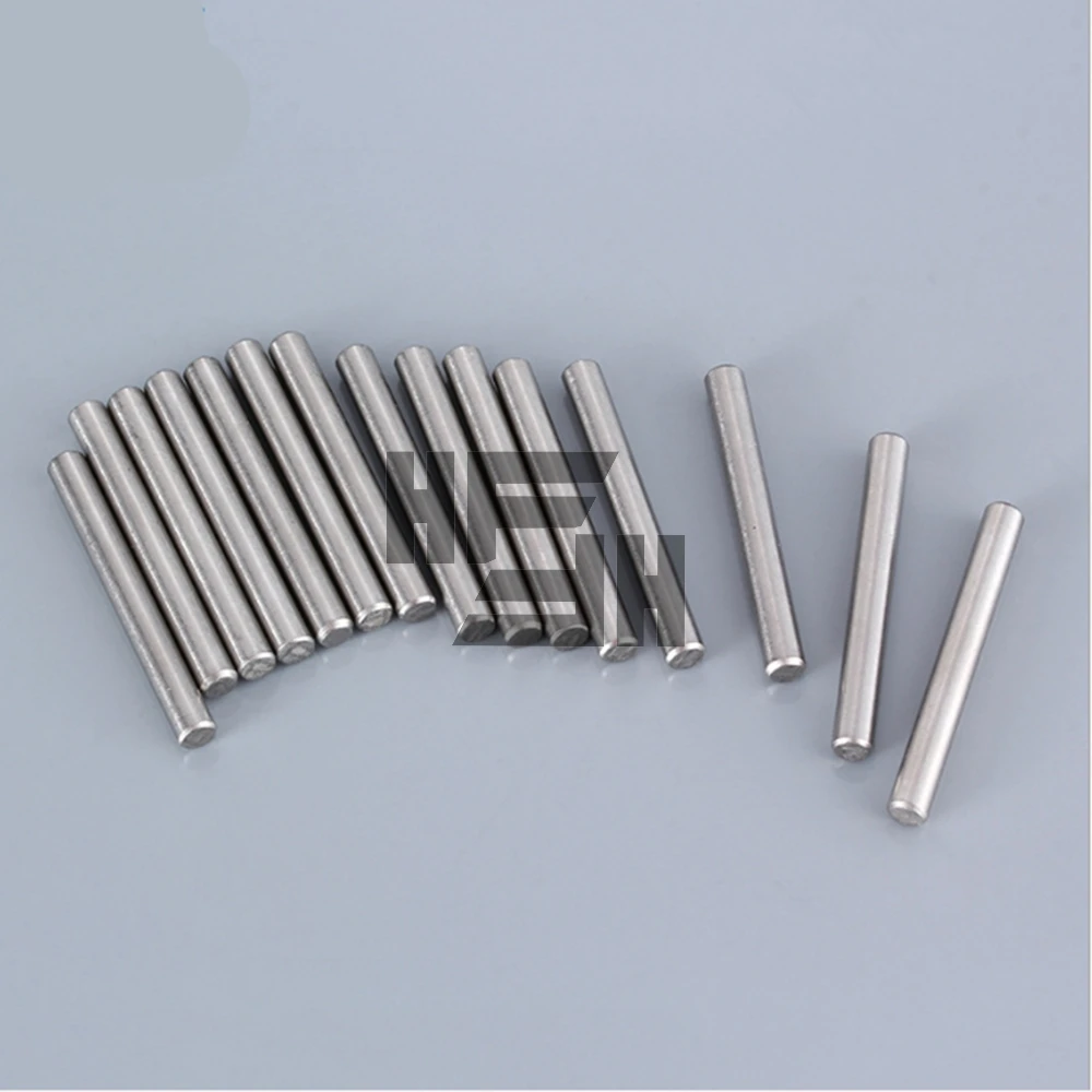 10pcs GB119 Standard 304 Stainless Steel Cylinder Pins Fixing Solid M2