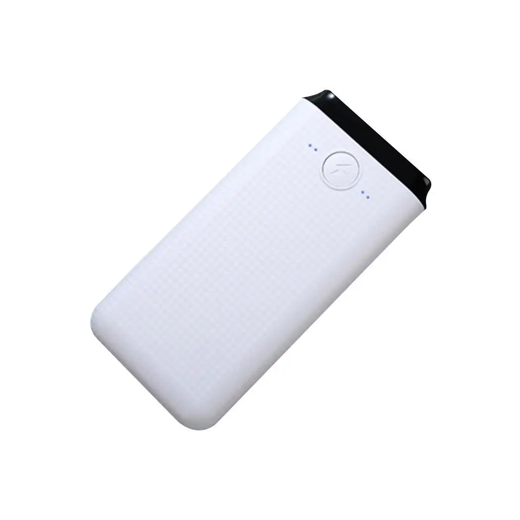 Внешний аккумулятор 10000 мАч портативный Банк питания Pawer банк быстрое зарядное устройство ультра-тонкий блок питания повербанк для Xiaomi - Цвет: white