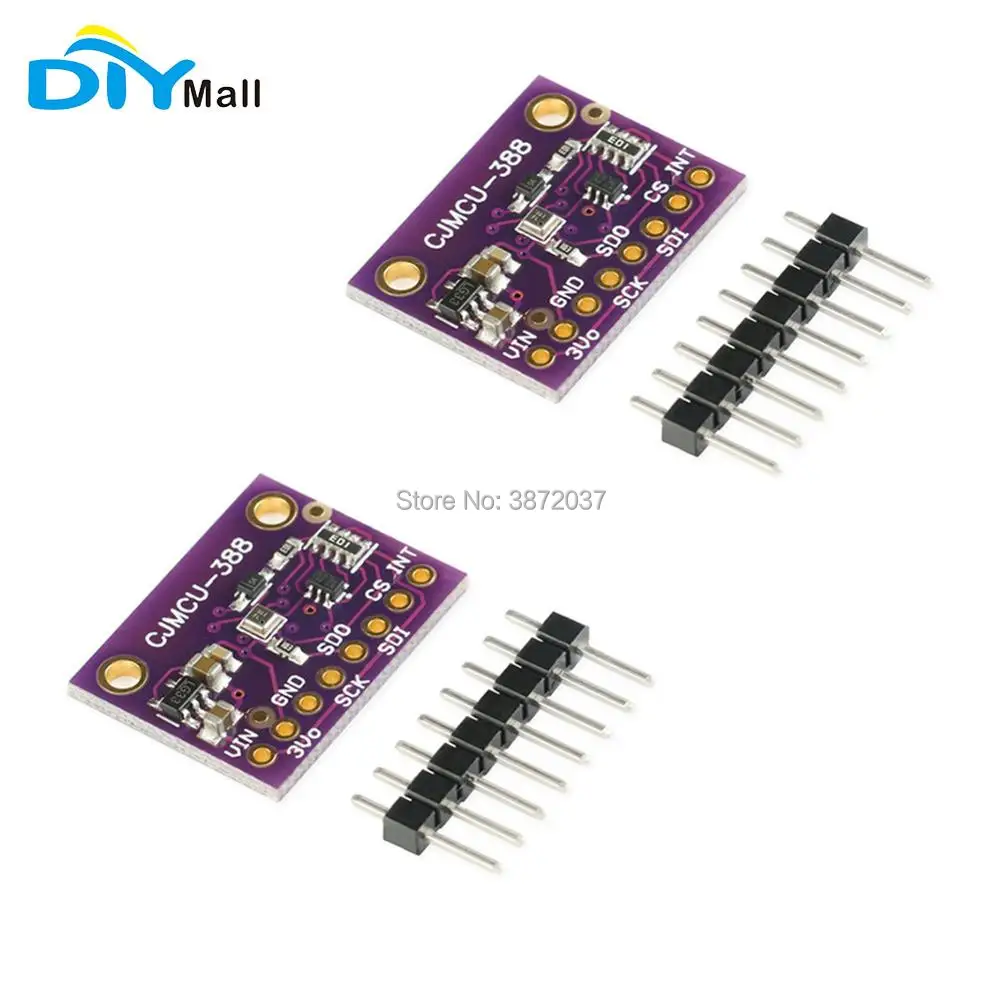 

2pcs/lot DIYmall CJMCU-388 BMP388 Digital Air Pressure Sensor for Pressure and Temperature Measurements IIC SPI 24Bit Low Noise