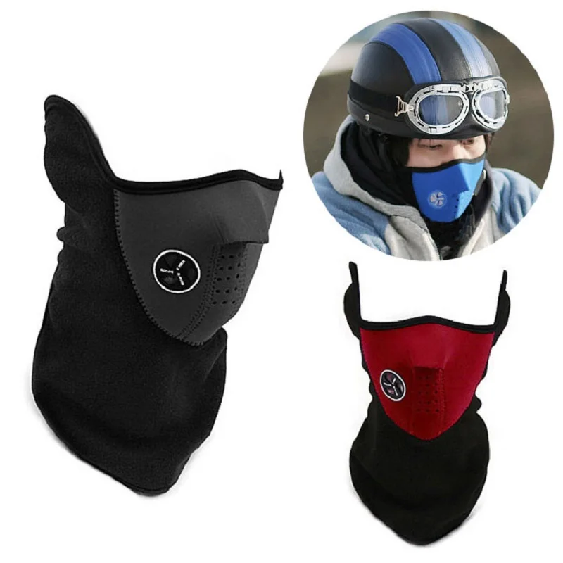 New Exercise Face Neck Mask Warmer Windproof Soft Mask Motorcycle Cap Neck Veil Balaclavas Scarf Touca