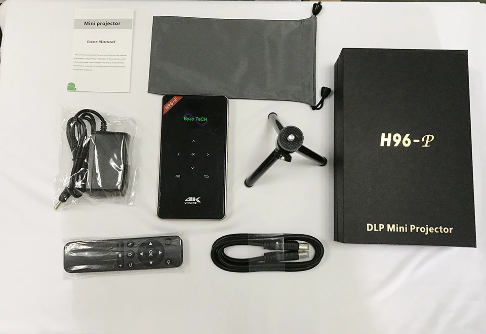 ByJoTeCH H96-P Projector 2G 16G S905 Mini Portable pocket Projector DLP Projector Android proyector Home theater system H96P ByJoTeCH H96-P Projector 2G 16G S905 Mini Portable pocket Projector DLP Projector Android proyector Home theater system H96P