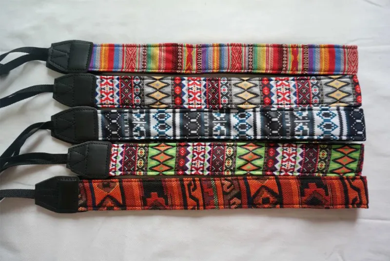 Durable Hippie Cotton Camera Bag Strap Vintage Strap for SLR DSLR Canon