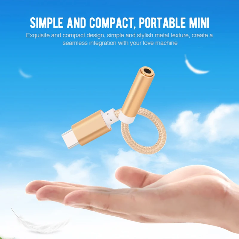 Type C 3.5 Jack Earphone Cable USB C to 3.5mm AUX Headphones Adapter For Huawei Mate 10 P20 pro For Xiaomi Mi 6 8 6X Mix 2s Type C 3.5 Jack Earphone Cable USB C to 3.5mm AUX Headphones Adapter For Huawei Mate 10 P20 pro For Xiaomi Mi 6 8 6X Mix 2s