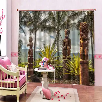 

Nature's magical beautiful landscapes of trees Landscape Beautiful And Practical 3d Digital Printing Curtain
