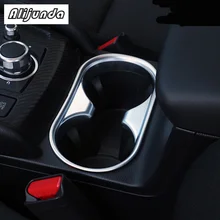 Per Mazda CX5 CX-5 2017 2018 ABS Intimo Accessori Opaco Interno Supporto di Tazza di Acqua CoverCoffee Decorazione Tazza di Copertura