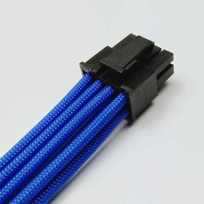 PCI-E_8pin_Blue_sleeve_extension_cable_1