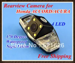 Высокое качество! Специальный водонепроницаемый 4 LED Sony CCD Автомобильная камера заднего вида обратный парковка для Honda ACCORD/ACURA
