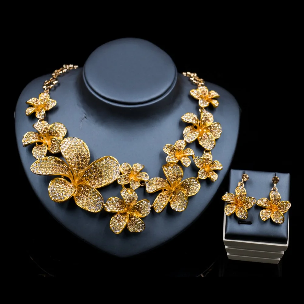 LAN дворец parure bijoux femme (украшения своими руками) Свадебный комплект ювелирных