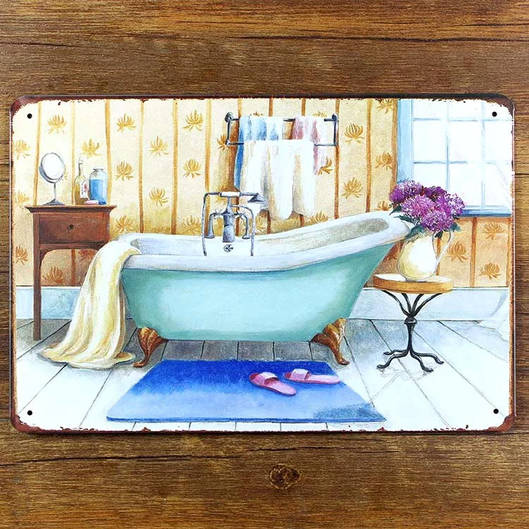 Vintage Bathroom Signs for Promotional Vintage Bathroom