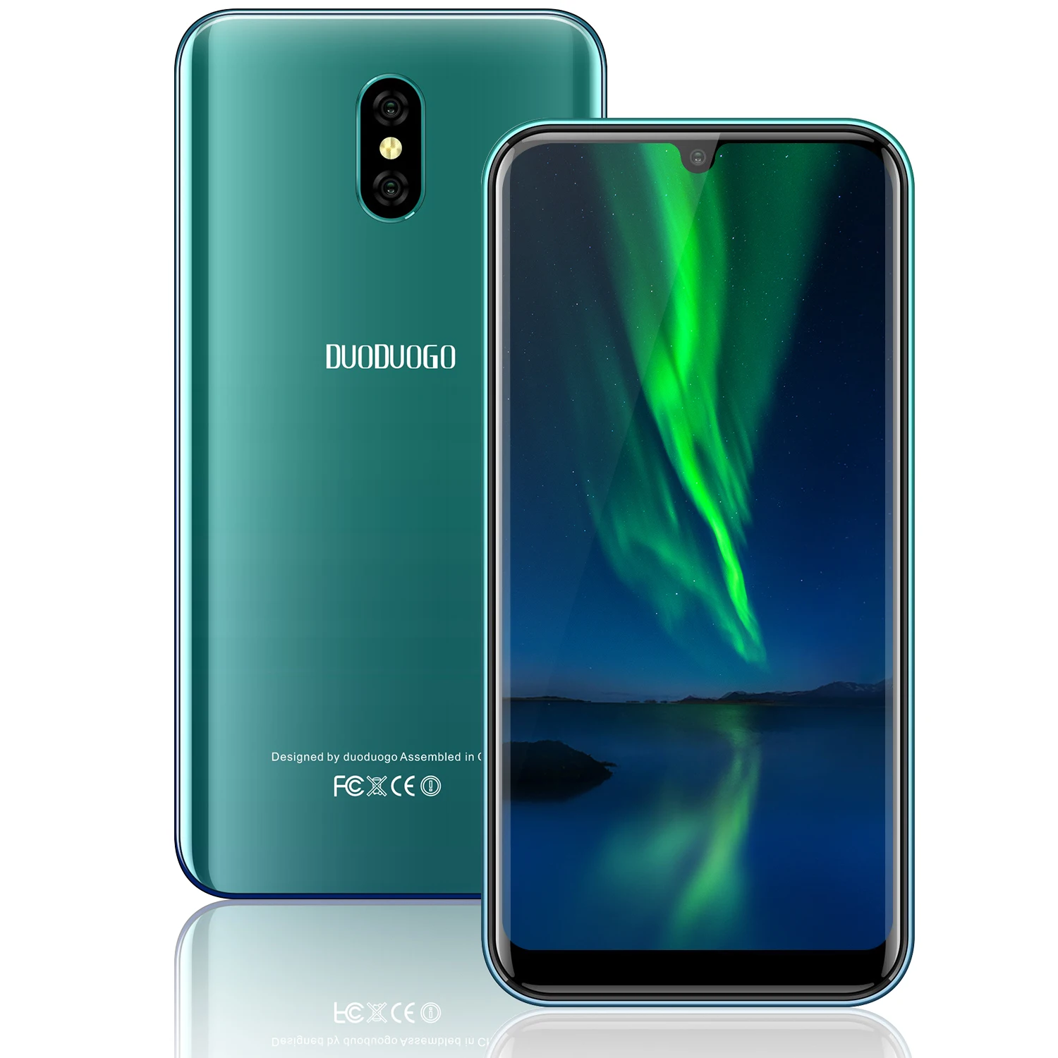 DUODUOGO A70 мобильный телефон Android 8,1 5,71 'HD + Капля воды 2.5D экран 8MP двойная камера 3800 мАч 3 Гб ram 4G Celular смартфон