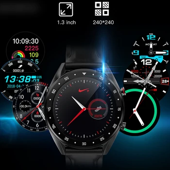 

Smart Watch Men 1.3 Inch IP68Waterproof Sports Smart Bracelet Activity Tracker ECG Smart Wristband Multi Sports Modes Distance