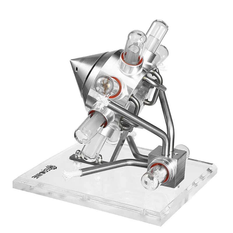 Высокое качество Eachine ET3 стебель горячий воздух четыре цилиндра Стирлинга двигатель внешнего сгорания Модель двигателя