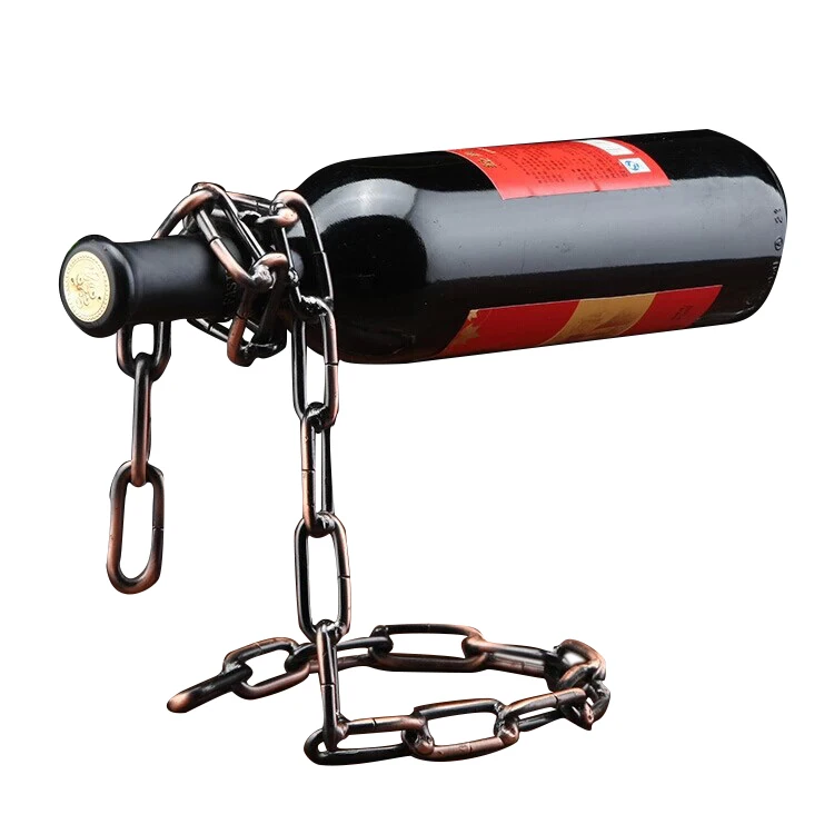 

Display for Wine Magic Wine Rack Stand for Wine Bottler Holders Physical Principle Metal Restaurant Bar Wine Bottle Holder