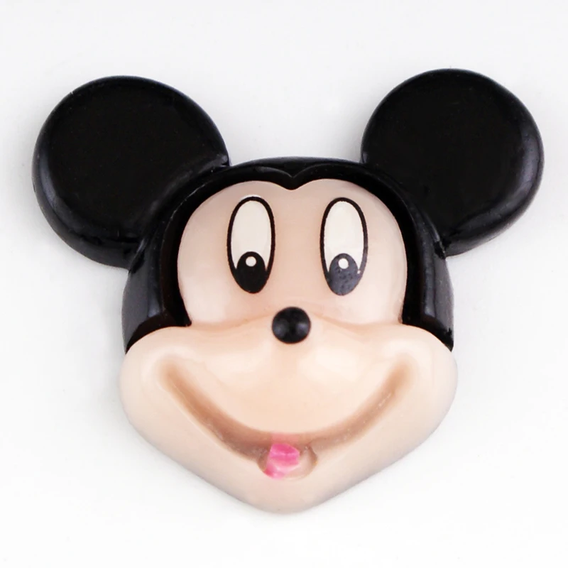 

3D Cartoon resin DSNEY BOY 18mm Snap button for snap jewelry KT209