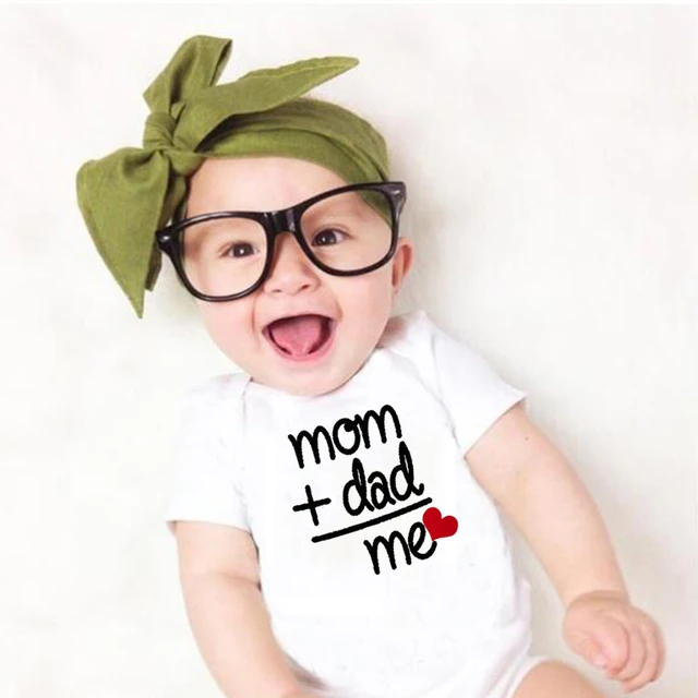 8 COLORS Newborn Toddler Baby Boy Girl Dad Mom Outfit Costume Romper short sleeve Clothes Baby 8 COLORS Newborn Toddler Baby Boy Girl Dad +Mom Outfit Costume Romper short sleeve Clothes Baby girl roupa de bebe 0-24M