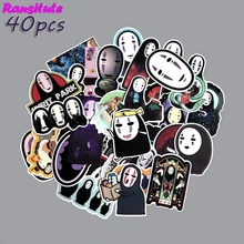40 шт./компл. Безликий человек японского аниме стикер с рисунком из мультфильма DIY багаж ноутбук скейтборд подставки-держатели для портативных устройств стикер багаж стикер