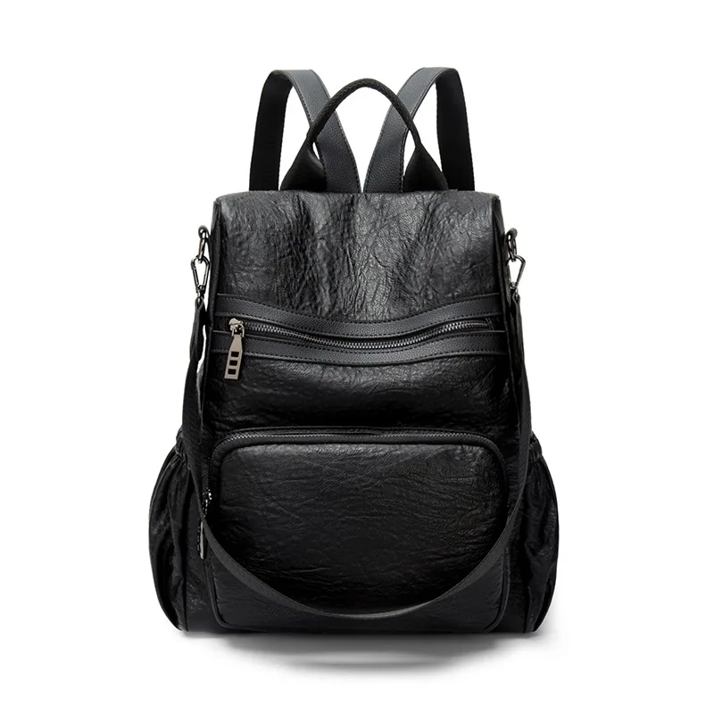 

Luxury Genuine Leather Backpack Brand Design Backpack Women High Quality Women School Bag Retro Fashion Women Backpack new C634