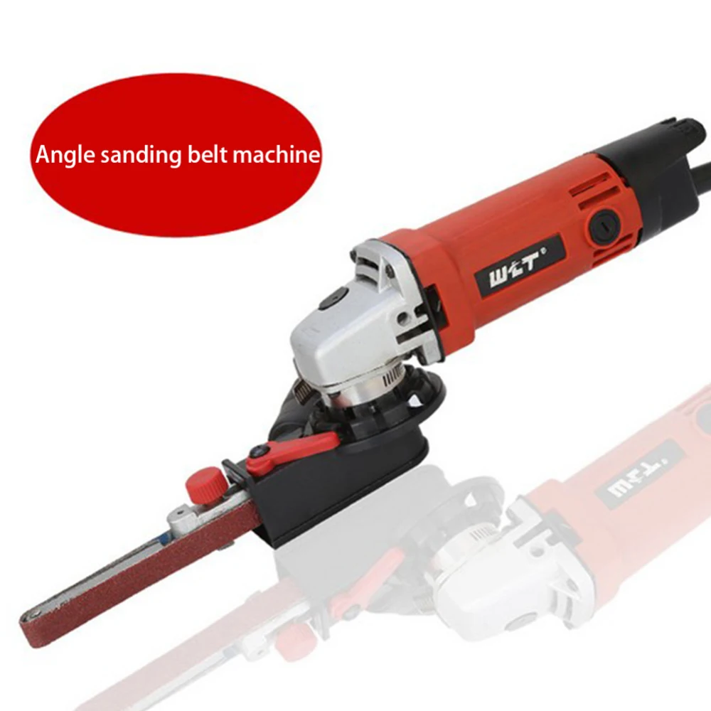 

M10/M14 DIY Belt Sander Grinder Attachment for Electric Angle Grinder Angle Sanding Belt Adapter Bandfile Belt Grinders