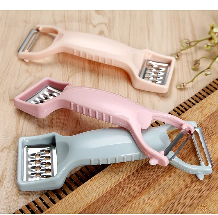 

Household grater 2 in 1 potato radish cutter kitchen multi-function stainless steel peeling scraping knife