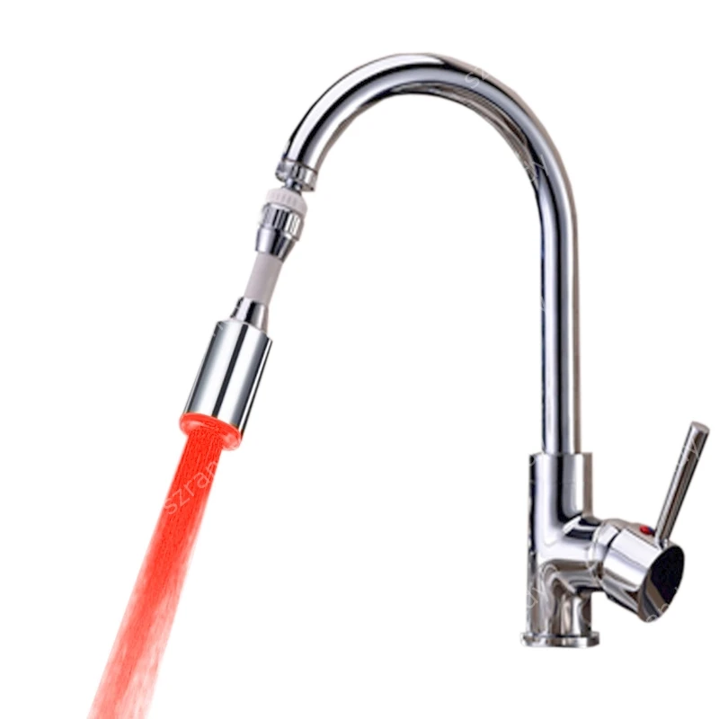 

HOT sale and cheap LED sensor water tap with single red color type