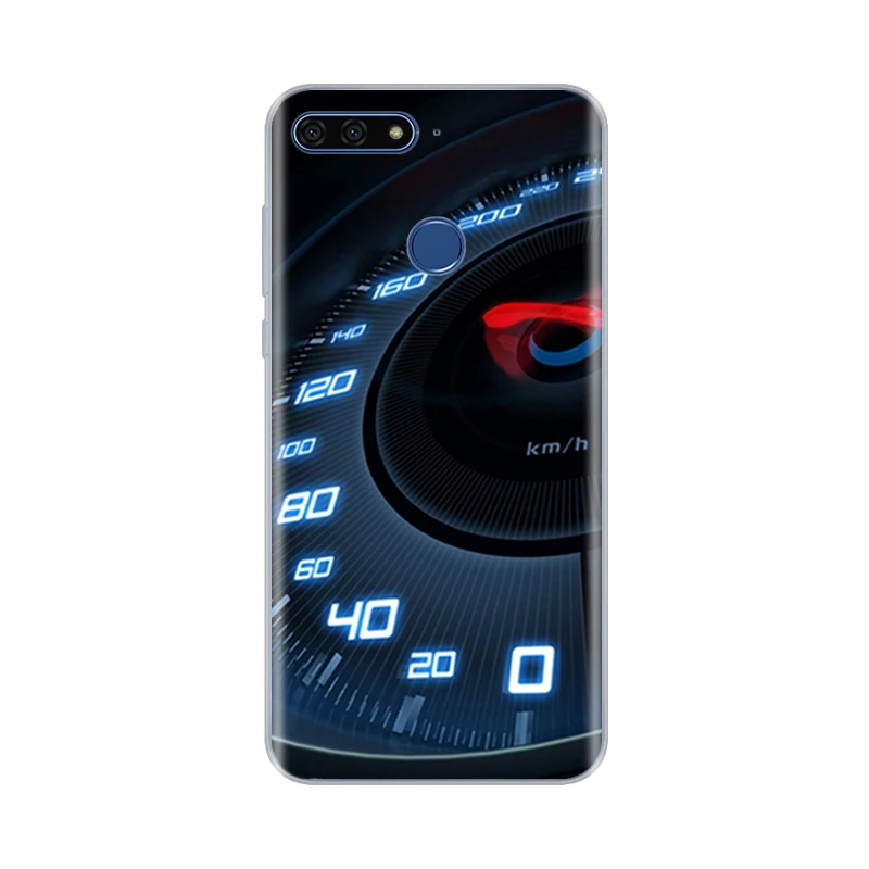 Для huawei Honor 7A pro 5,7 дюймов AUM-L29 Чехол Мягкий Силиконовый ТПУ для телефона задняя крышка 360 Защитный чехол для huawei Honor 7A pro 7aPRO - Цвет: NO.42