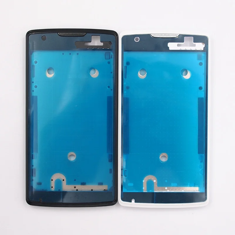 

BaanSam New LCD Holder Screen Front Frame For Lenovo A1000 Housing Case With 3M Adhesive Without Power Volume Buttons