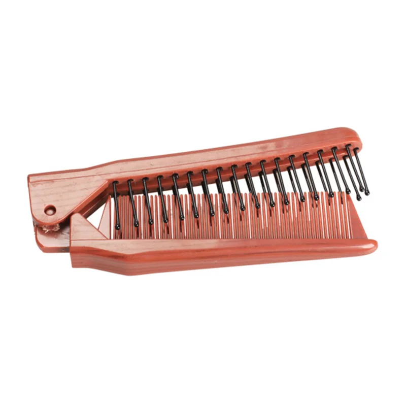 

Pro Salon Hair Brush Anti-Static Combing Folding Hairdressing Comb Hot Mdf