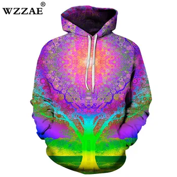 

Hot Sale Colorful Tree 3D Printed Hoodies Men Women 3d Sweatshirt Brand Pullover Unisex Tracksuits Boy Jackets Male Coat Outwear