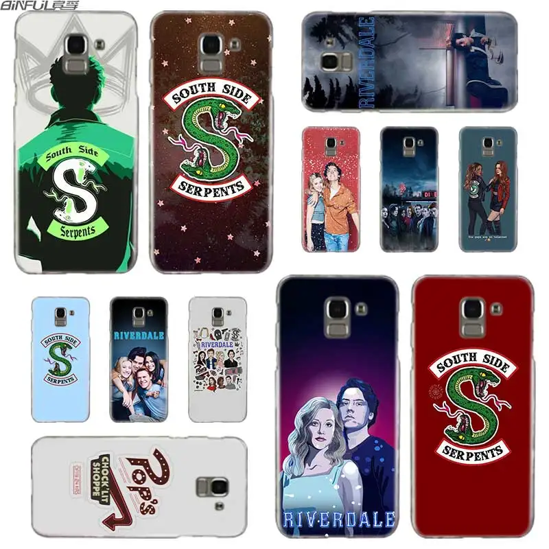 

BINFUL Transparent hard case for Samsung J3 J4 J5 J6 J7 J8 2015 2016 2017 EU 2018 Prime Max American TV Riverdale