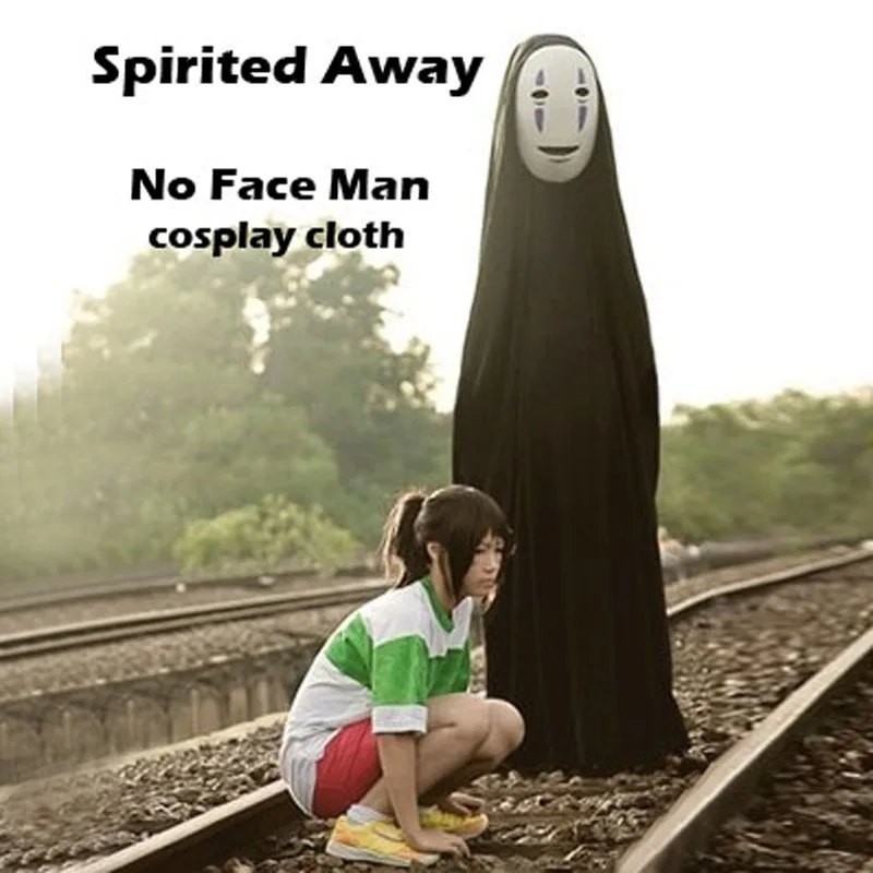 Spirited Out No Face Man аниме косплей костюм на Хэллоуин для детей и взрослых маска +