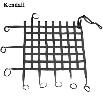 

Black Universal Car Racing Window Net Safety Equipment Off Road Nylon Webbing