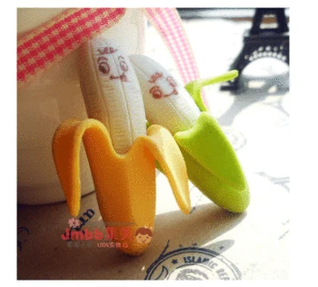 

[4Y4A] cartoon banana pencil Eraser Rubber Eraser Cleansing Kid Child Gift Toy School Stationery Products